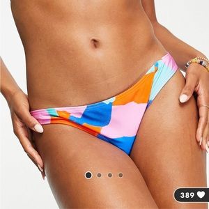 ASOS New Look bikini bottoms in retro print US 6 NWT